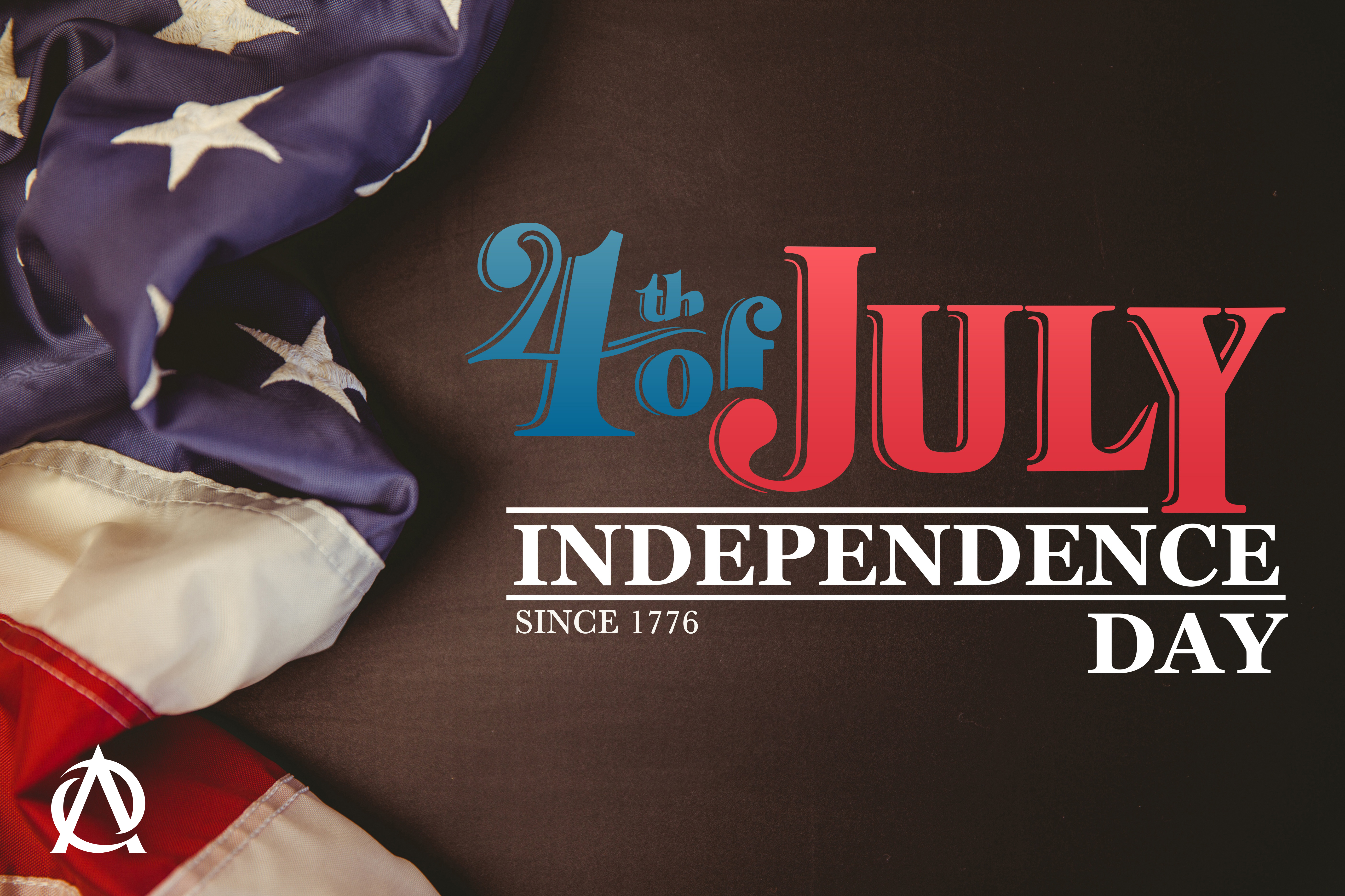 Composite image of independence day graphic